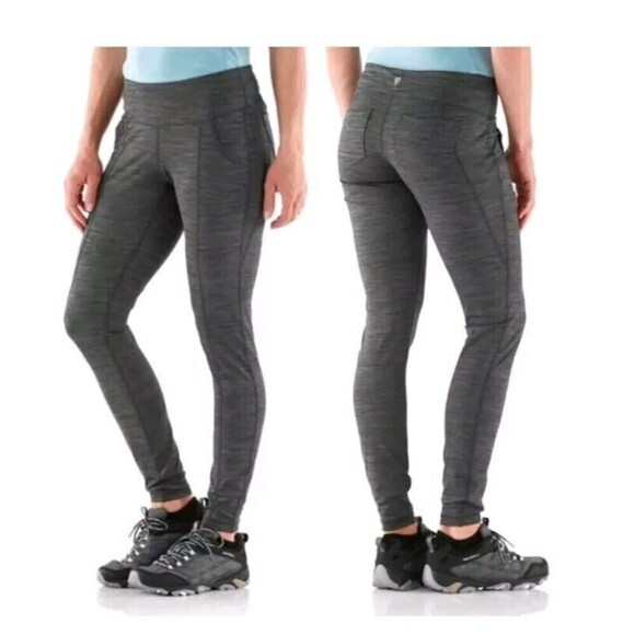 KUHL Skulpt Skinny Pants Heathered Charcoal Gray Stretch Pockets Women’s Size XL - Picture 1 of 10